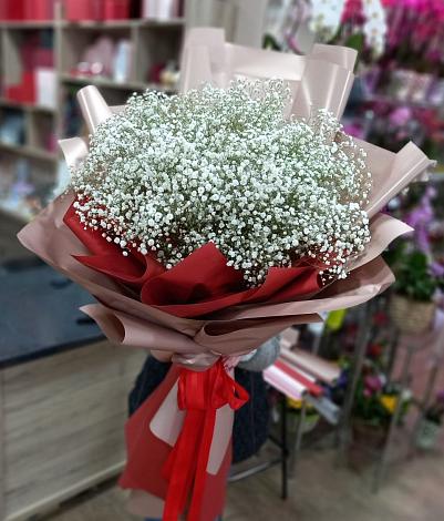 Букет цветов из: Гипсофила в Игумново