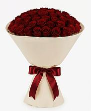 Букет 101 Бордовая роза Блэк Бакарра в Игумново