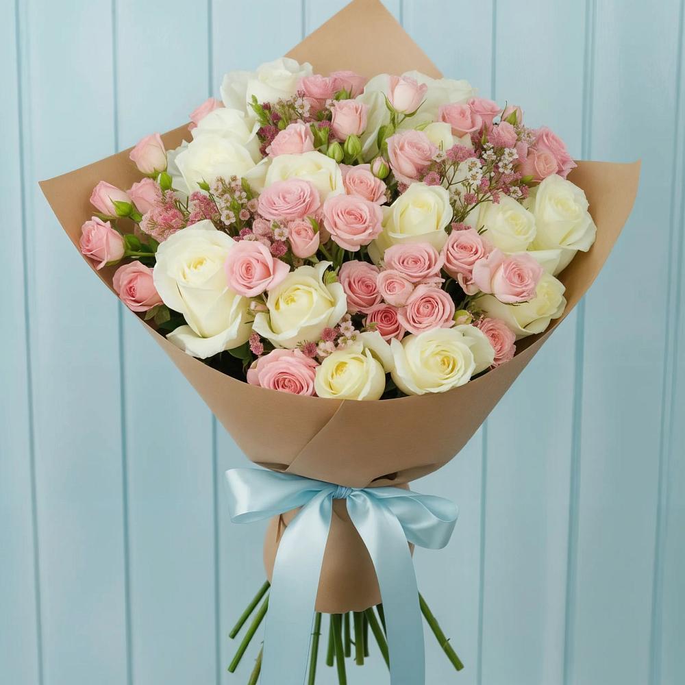 Букет цветов из: Розы в Игумново