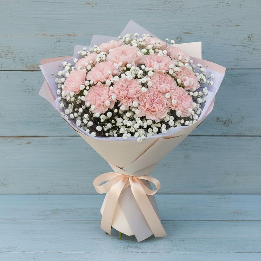 Букет цветов из: Гвоздики в Игумново