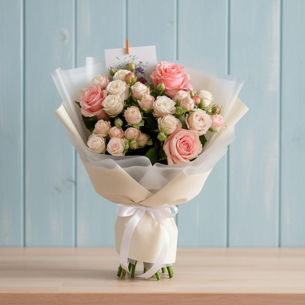 Букет цветов из: Розы в Игумново