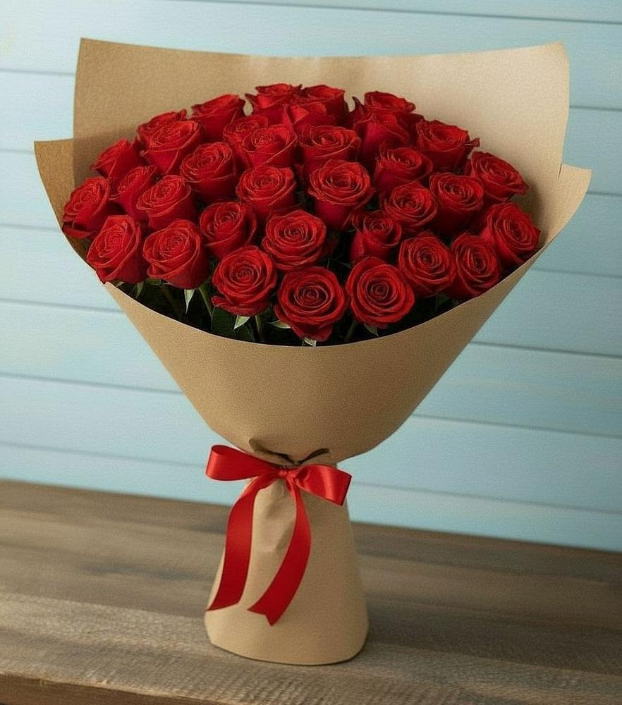 Букет Красные розы Милано в Игумново