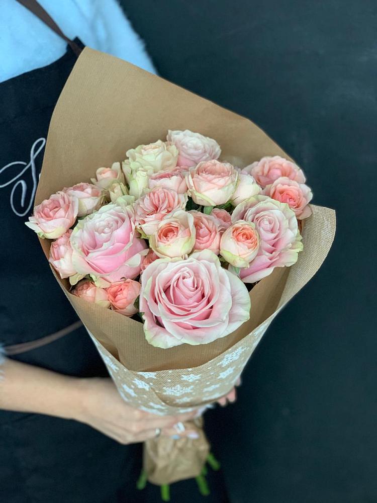 Букет цветов из: Хризантемы и Розы в Игумново