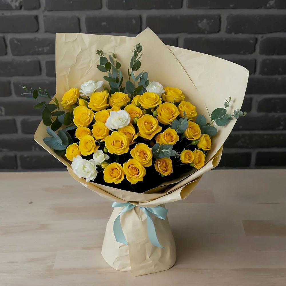 Букет цветов из: Розы в Игумново