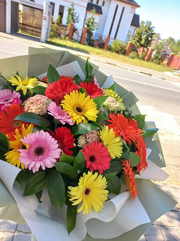 Букет цветов из: Герберы в Игумново